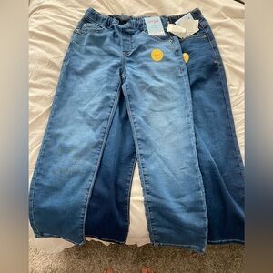 NWT Bundled Pair of Cat & Jack Boys Drawstring Denim Jeans